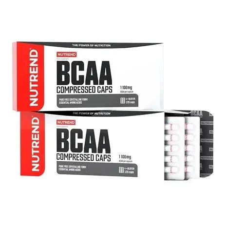 Nutrend BCAA Compressed Kapseln - 120 Kapseln NUTREND