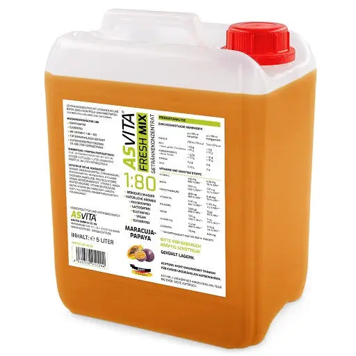 ASVita Fresh Mix Mineralgetränk 1:80 - 5L - Nutrition sportive de qualité