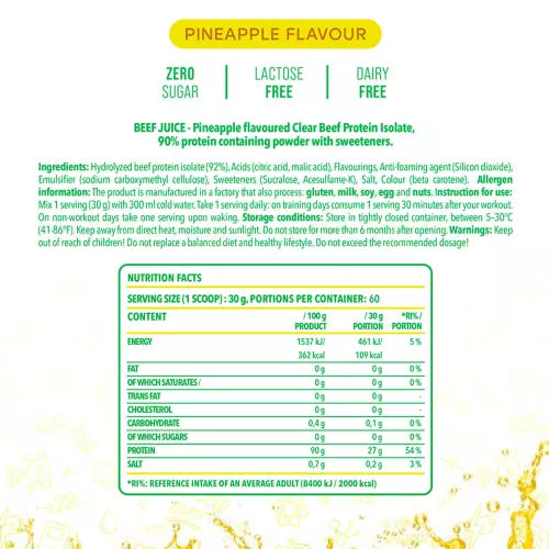 Nanosupps Beef Juice 1800g — Nature — vue 4
