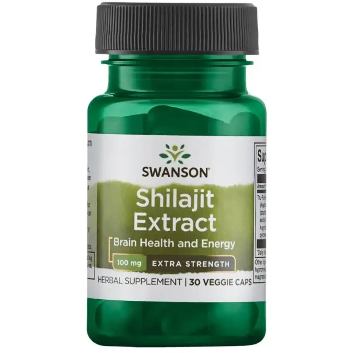 Swanson Shilajit Extract 100mg 30 Kapseln — vue 3