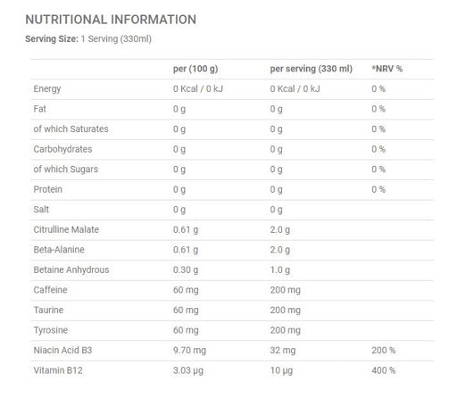 Applied Nutrition ABE RTD 12x330ml — Blue Lagoon — vue 2