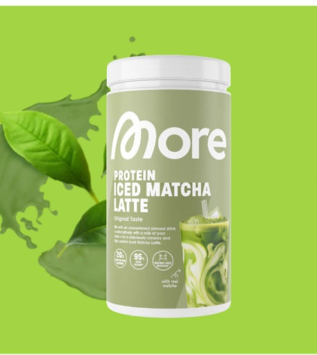 More Nutrition Protein Iced MATCHA LATTE 500g Dose — Original Taste