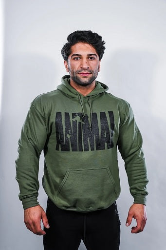 Universal Animal Hooded Sweater Military — M