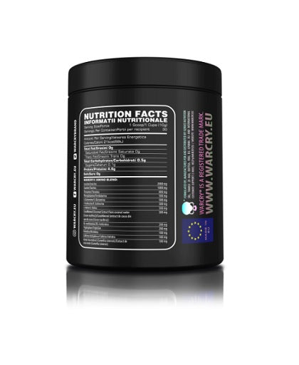 Genius Nutrition Warcry AminoRGY 300g — Raspberry Candy — vue 2