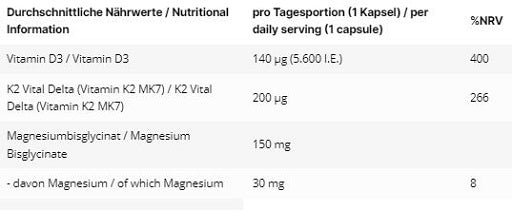 INLEAD Vitamin D3 + K2 + Magnesium 120 Kapseln — vue 2
