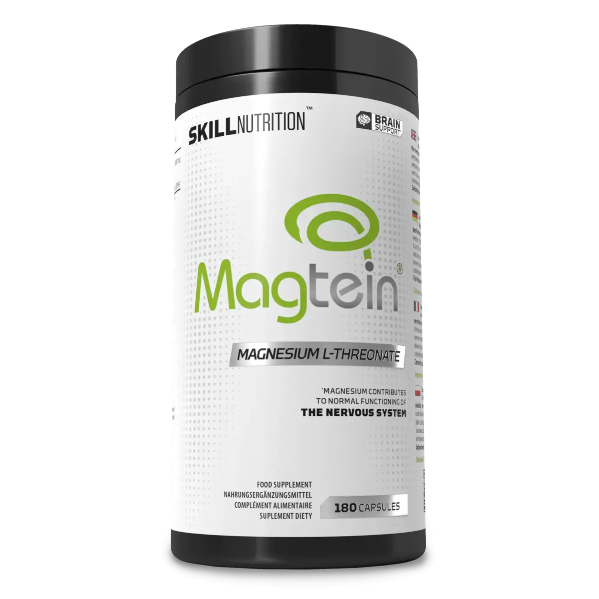 Skill Nutrition Magnesium L-Threonate Magtein 90 Kapseln — vue 4