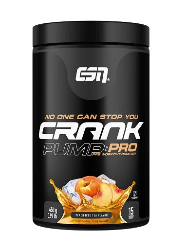 ESN Pré-Workout Crank Pump Pro 450g — Pomme Verte