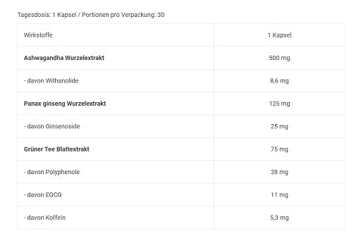BioTech Ashwa+ 30 Kapseln — vue 2