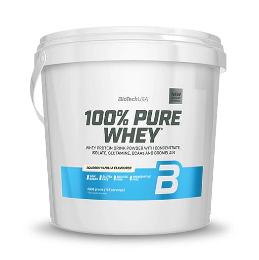 BioTech 100% Pure Whey 4000g - Nutrition sportive de qualité