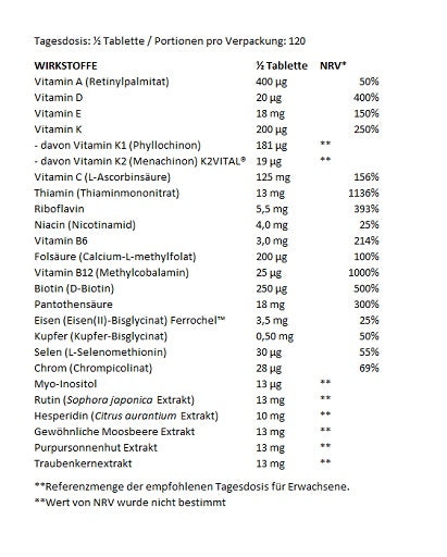 BioTech Multivitamin For Women from organic sources 60 Tabletten — vue 2