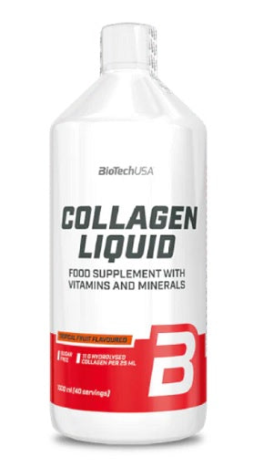 BioTech Collagen Liquid 1000ml — Tropical Fruit