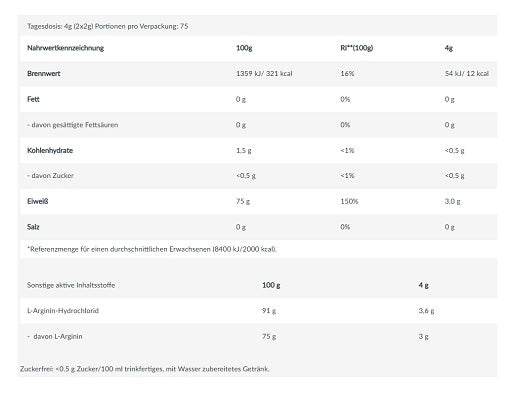 BioTech L-Arginin 300g — vue 2