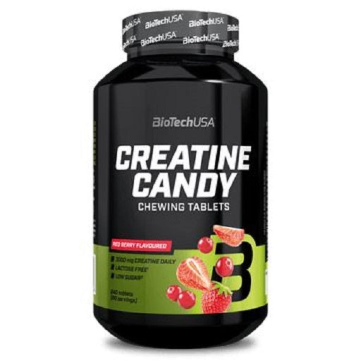 BioTech Creatine Candy Red berry - 240 Tabl. — vue 2