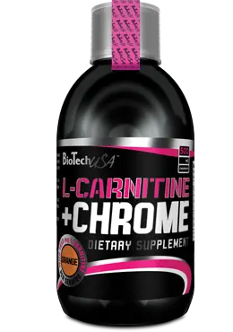 BioTech L-Carnitine + Chrome Liquid Concentrate Énergétique BioTech USA