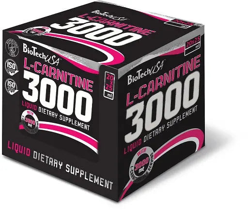 BioTech L-Carnitine Liquid 3000mg 20x25ml - Nutrition sportive de qualité