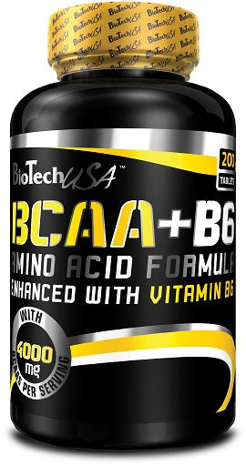 BioTech Acides Aminés BCAA+B6 200 Tabl