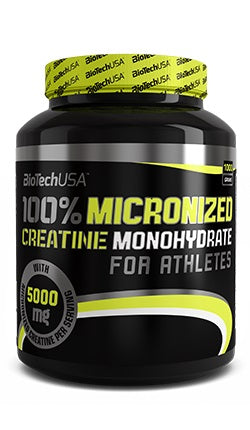 Créatine monohydrate : BioTech Créatine Monohydrate 1000g Pot mode