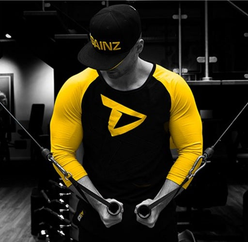 Dedicated 3/4 Sleeve Raglan Short Logo — L — vue 2