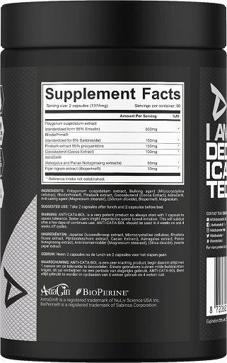 Dedicated Anti-Cata-Bol 120 Kapseln — vue 2