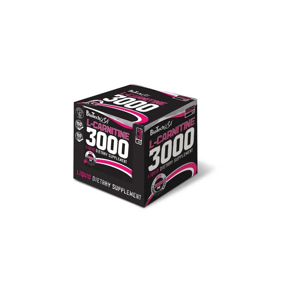 BioTech L-Carnitine Liquid 3000mg 20x25ml Complément — Orange