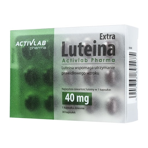 Activlab Lutein Extra 30 Capsules - Nutrition sportive de qualité chez NPF Nutrition