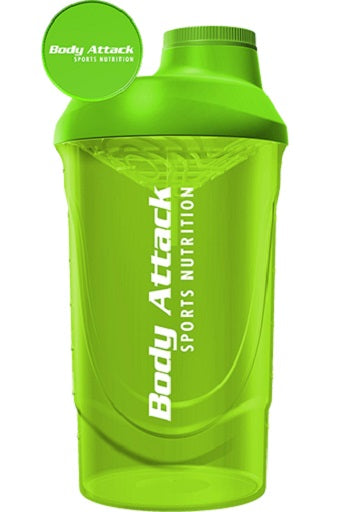 Body Attack Shaker 600ml — Rot-Transparent — vue 2