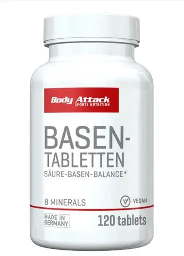 Body Attack Basentabletten Complément Nutrition 120 Caps Body Attack
