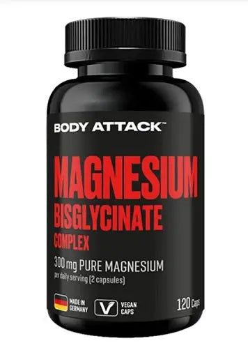 Body Attack Magnesium Bisglycinat 120 Kapseln Body Attack
