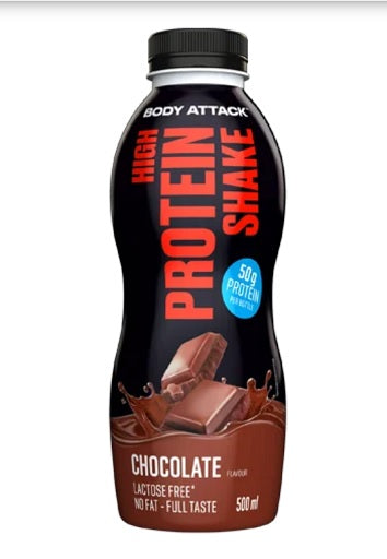 Body Attack High Protein Shake 12xProtéine Sport 500ml