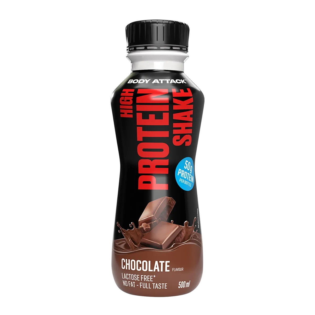 Body Attack High Protein Shaker 12xProtéine Sport 500ml — Strawberry 'NEU