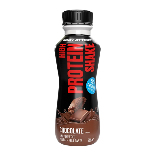 Body Attack High Protein Shaker 12xProtéine Sport 500ml — Strawberry 'NEU
