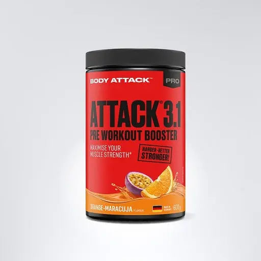 Body Attack Pre Attack 3.1 600g - Nutrition sportive de qualité