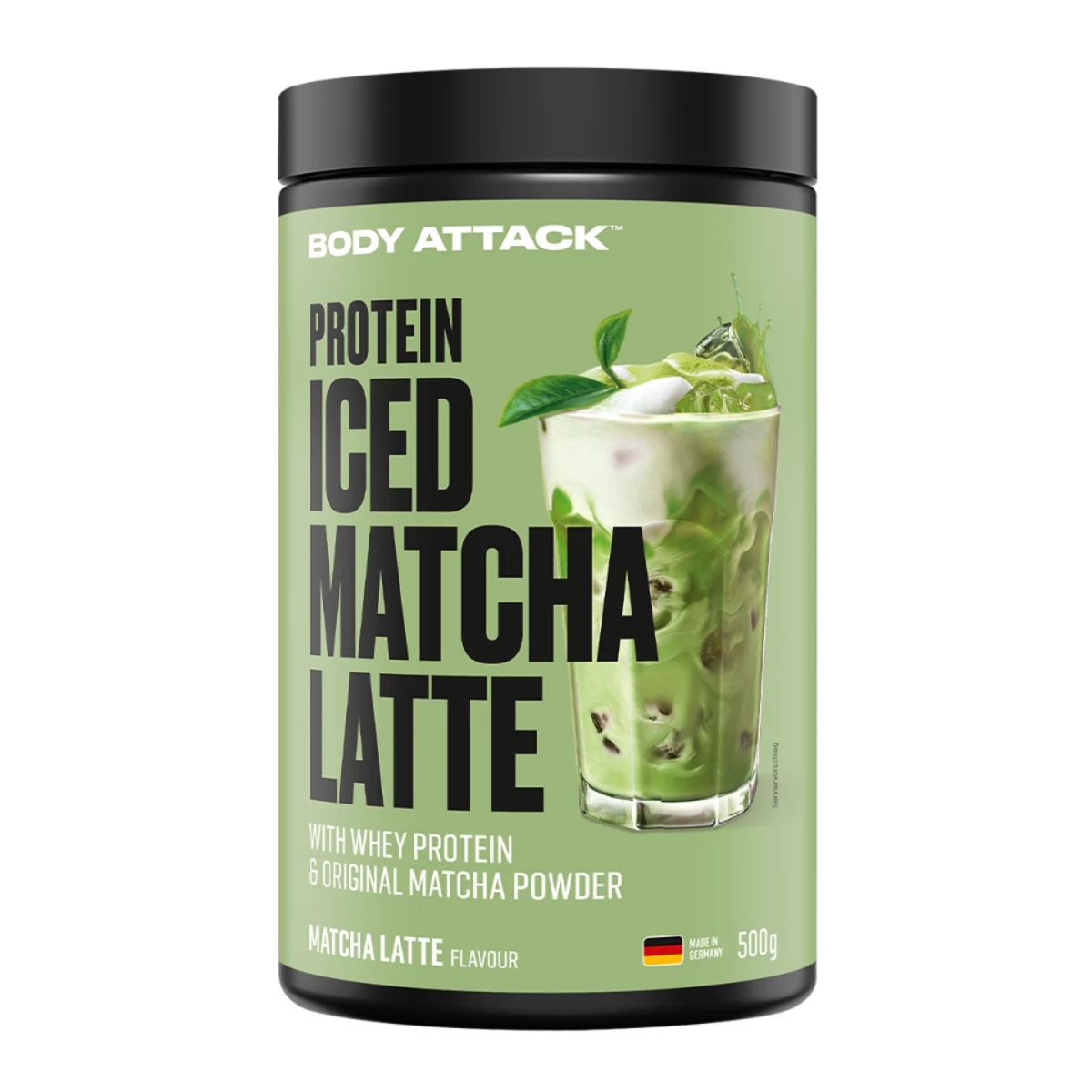 Body Attack Protein Iced Matcha Latte 500g — Matcha Latte Flavour