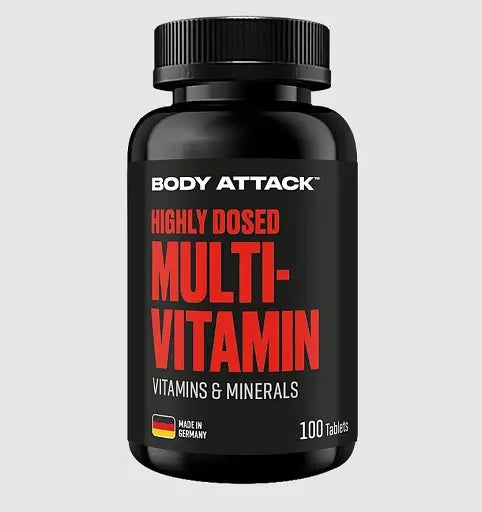 Body Attack Multi Vitamin 100 Tabletten Body Attack