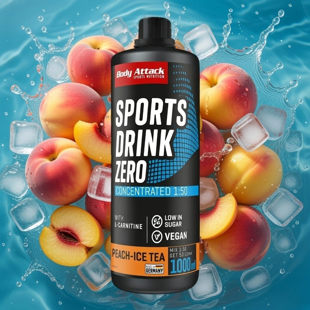 Body Attack Sports Boisson Zero 1000 ml — Schw. Johannisbeere / / Black Currant
