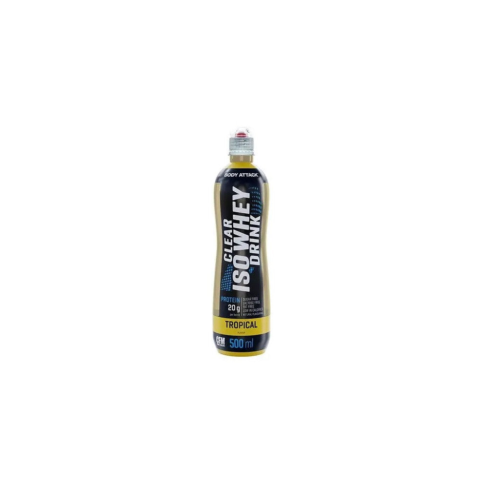 Body Attack Clear Iso Whey Boisson 12 x 500ml
