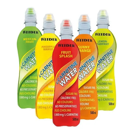 Weider L-Carnitine WATER  6 x 500ml - Nutrition sportive de qualité