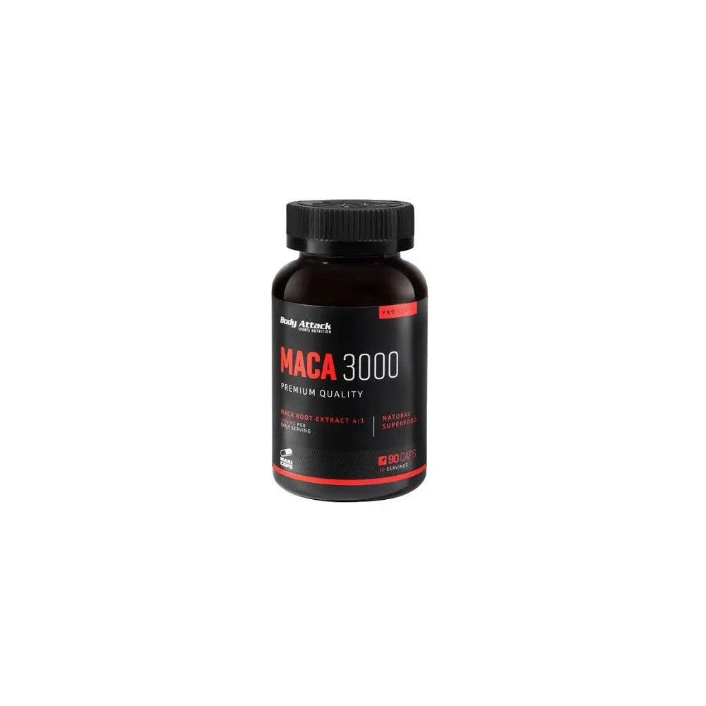 Body Attack Maca 3000 - Complément Nutrition 90 Caps