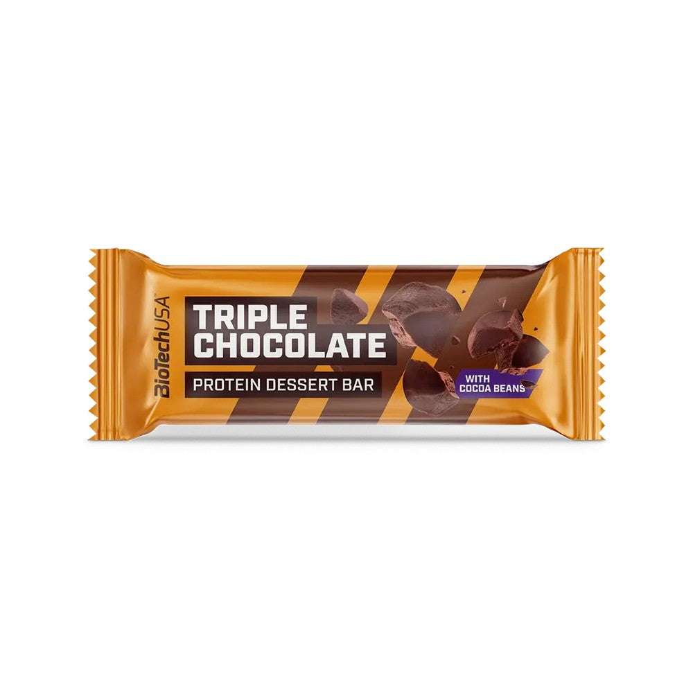 BioTech Protéine Dessert Bar 20 x 50g — Triple Chocolate