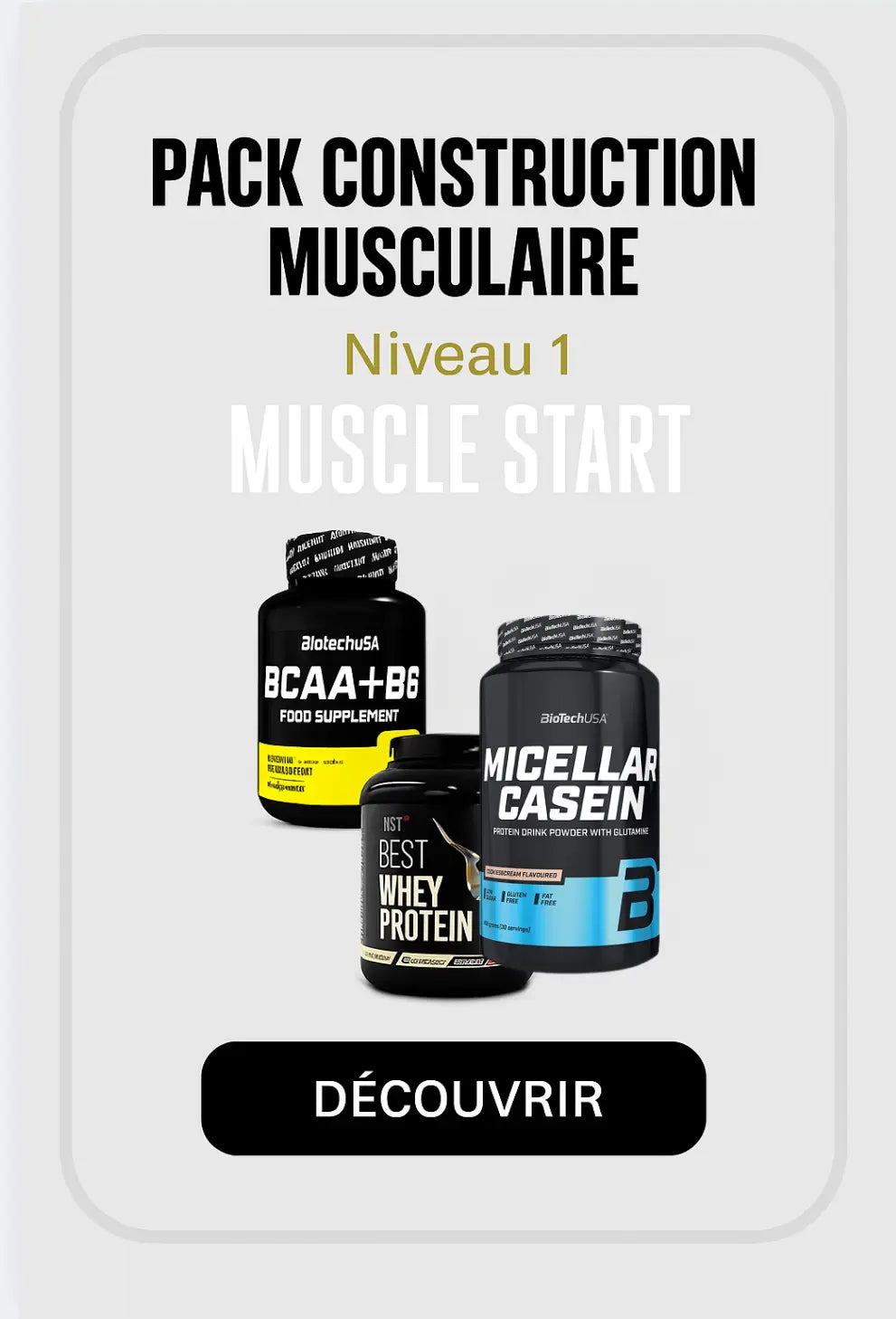 Pack Muscle Start - Nutrition Sportive NPFnutrition