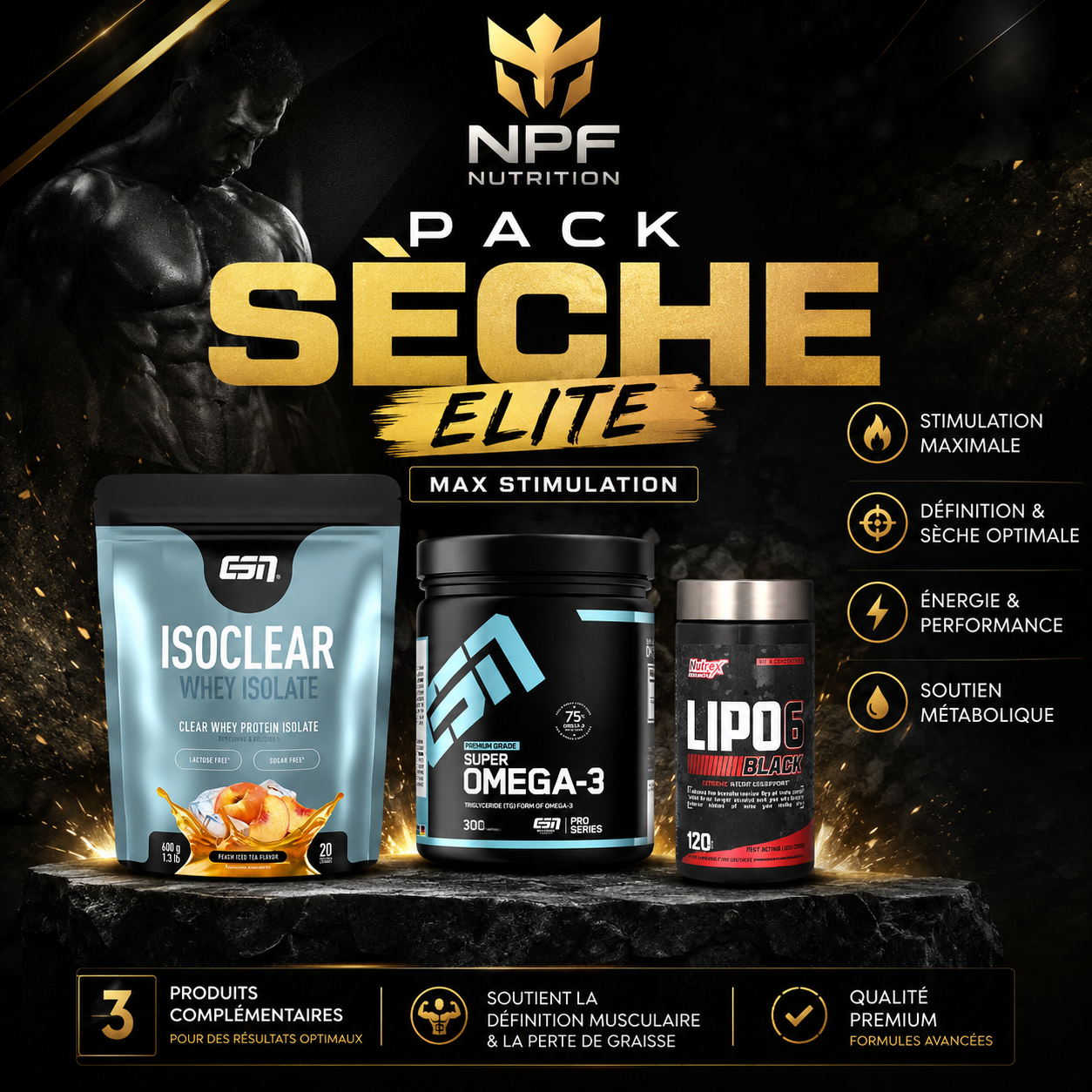 Pack Sèche — Elite (max stimulation)